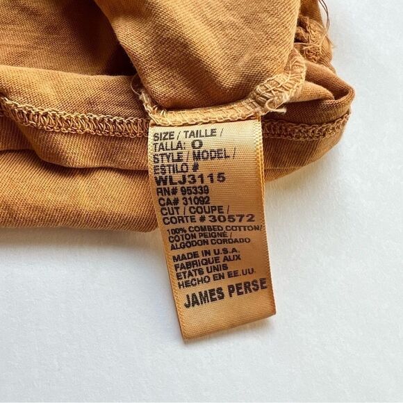 James Perse Vintage Sleeveless Pocket Tank Mustard Yellow Size X-Small NWOT - Picture 7 of 7